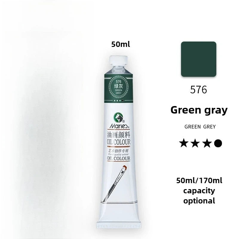 Maries Oil Paint 50ML Oil Painting Art Creation Pigment Large Oil Paint Paint Single Commonly Used 24 Colors    Home Decor Supply | Online Retail | ShoreShopper.com