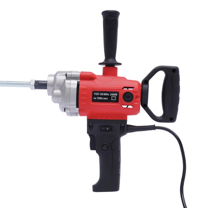 Drill Mixer Set with Spade Handle Electric Corded Mixing Drill Machine 2400W Motor Concrete Mud Mixer    Home Decor Supply | Online Retail | ShoreShopper.com
