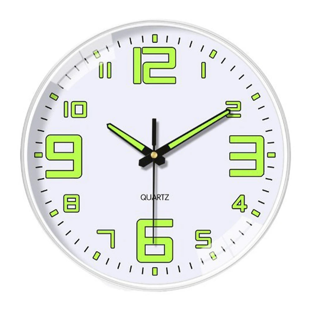 Glow In The Dark Luminous Numbered Round Clock    Home Decor Supply | Online Retail | ShoreShopper.com