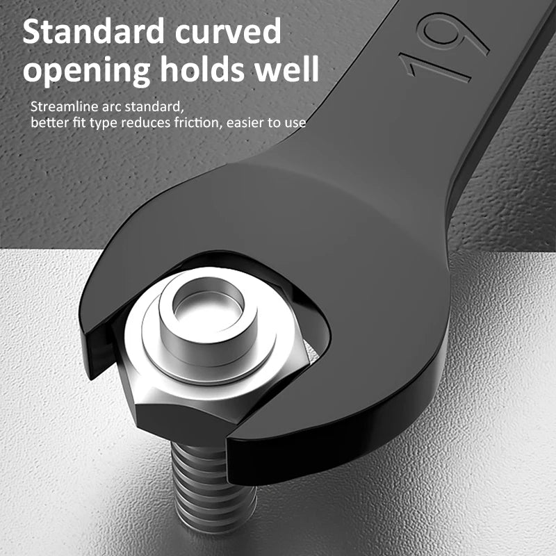 Dual-Purpose Wrench Fast Plum Blossom Ratchet Wrench Industrial Grade 72 Tooth Labor-Saving, Fast and Durable Dual-use Wrench    Home Decor Supply | Online Retail | ShoreShopper.com