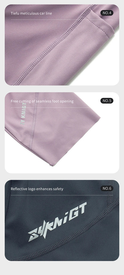 ZYKNIGT bib women's summer free cut hems, high-quality cycling shorts, breathable and quick drying sports pants - ShoreCo.Shop