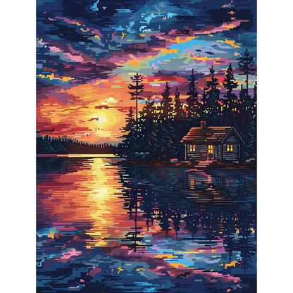 DIY Paint by Numbers Kit for Adults - Natural Scenery & Botanical Canvas Art    Home Decor Supply | Online Retail | ShoreShopper.com