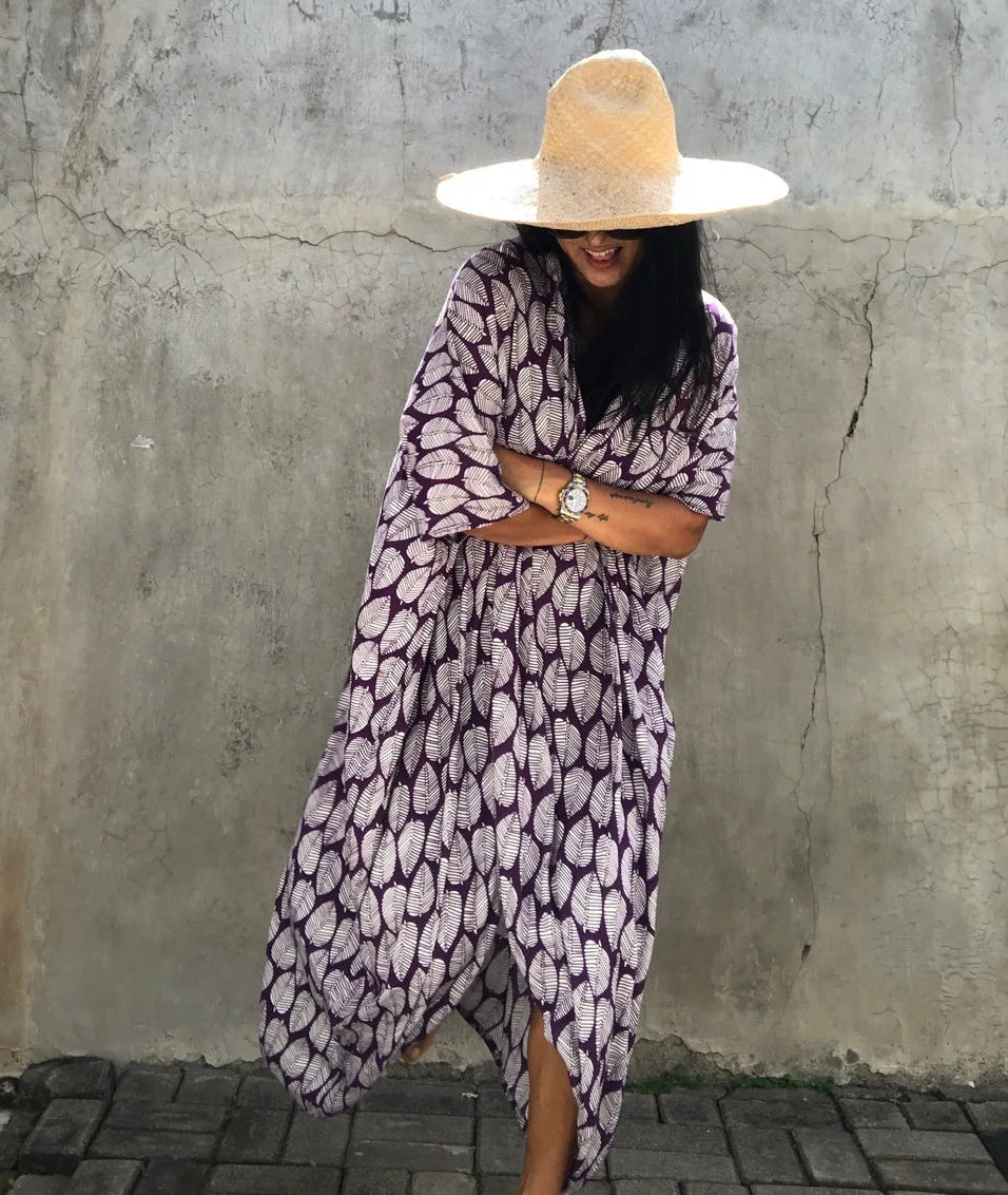 Beach Dress Tunic Cover up Embroidery Kaftan Saida de Praia Women Bikini Cover-up Pareo Sarong Beachwear    Your Coastal Marketplace | Shoreshopper.com