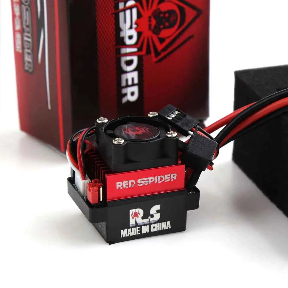 RC Car ESC,60A Brushed ESC Electronic Speed Controller for TRX4 SCX10 RC Crawler Car(T Plug)
