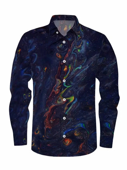 Luxury Floral Leopard Print Button-Down Shirt - Long Sleeve Paisley Business Casual Top    Home Decor Supply | Online Retail | ShoreShopper.com