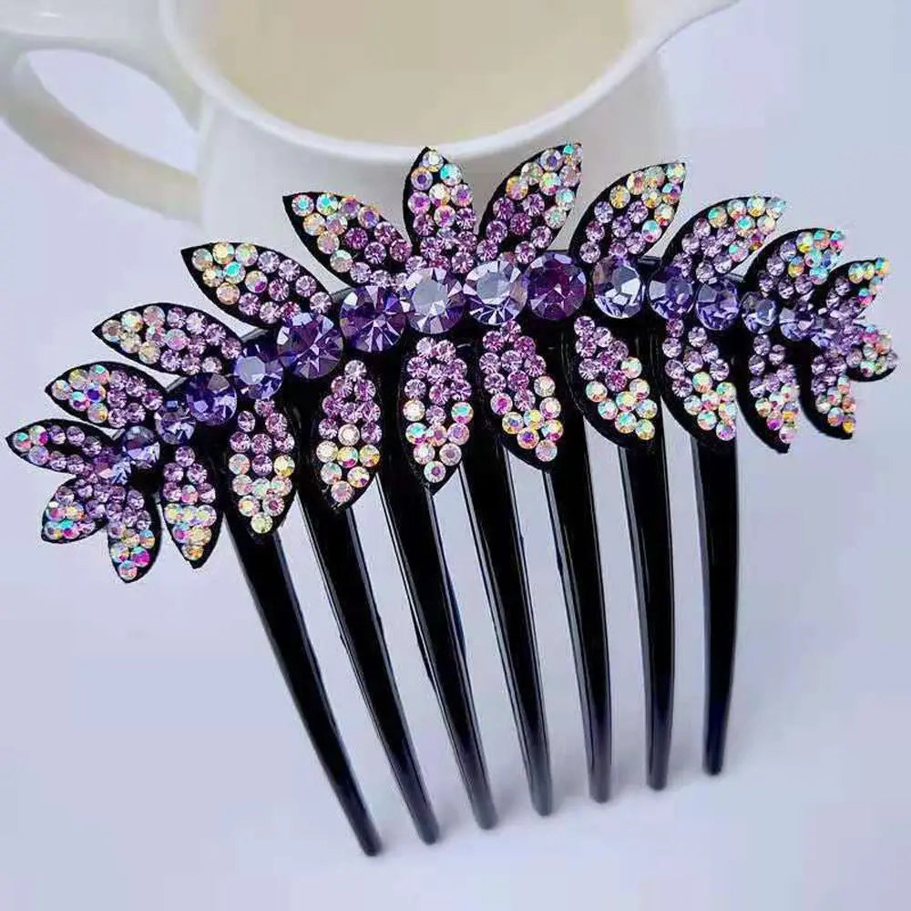 Headwear Elegant For Girls Ponytail Holder Flower Leaves Women Hair Comb Hair Claws Korean Barrettes Hair Clips    Your Coastal Marketplace | Shoreshopper.com
