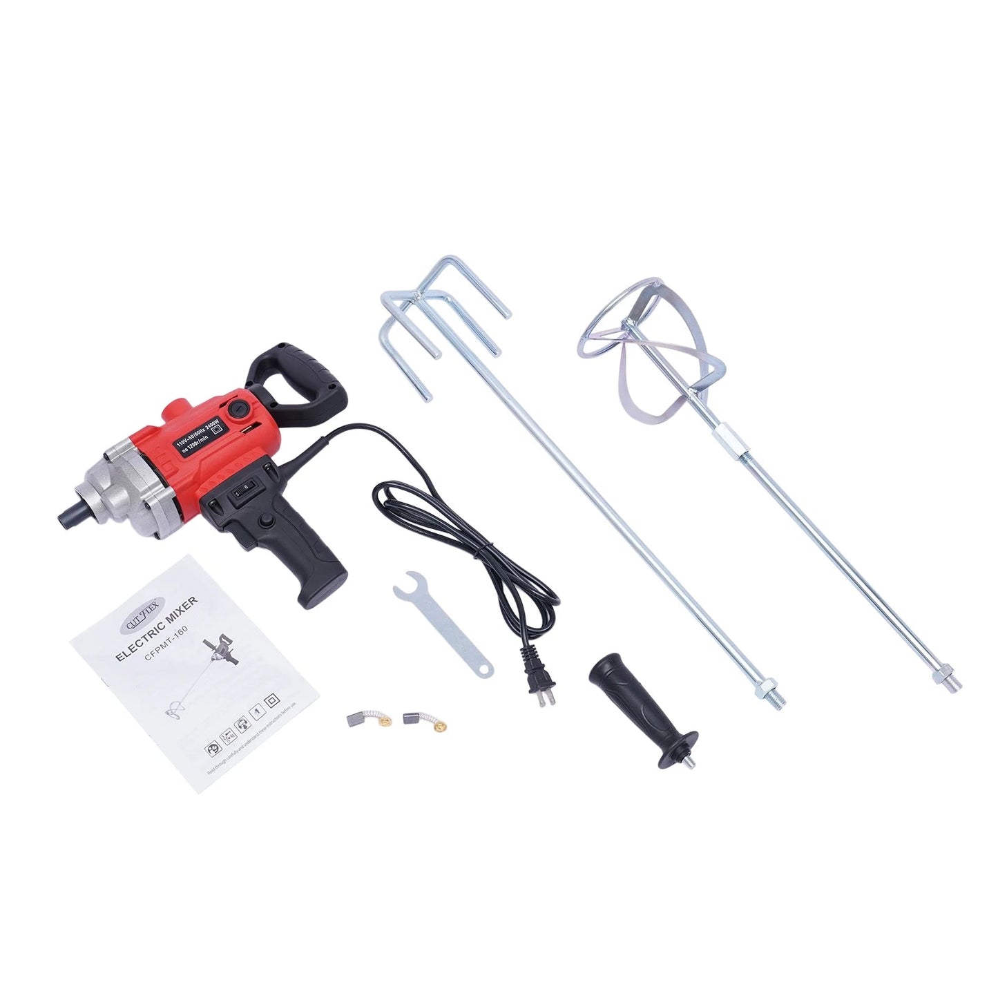 Drill Mixer Set with Spade Handle Electric Corded Mixing Drill Machine 2400W Motor Concrete Mud Mixer    Home Decor Supply | Online Retail | ShoreShopper.com