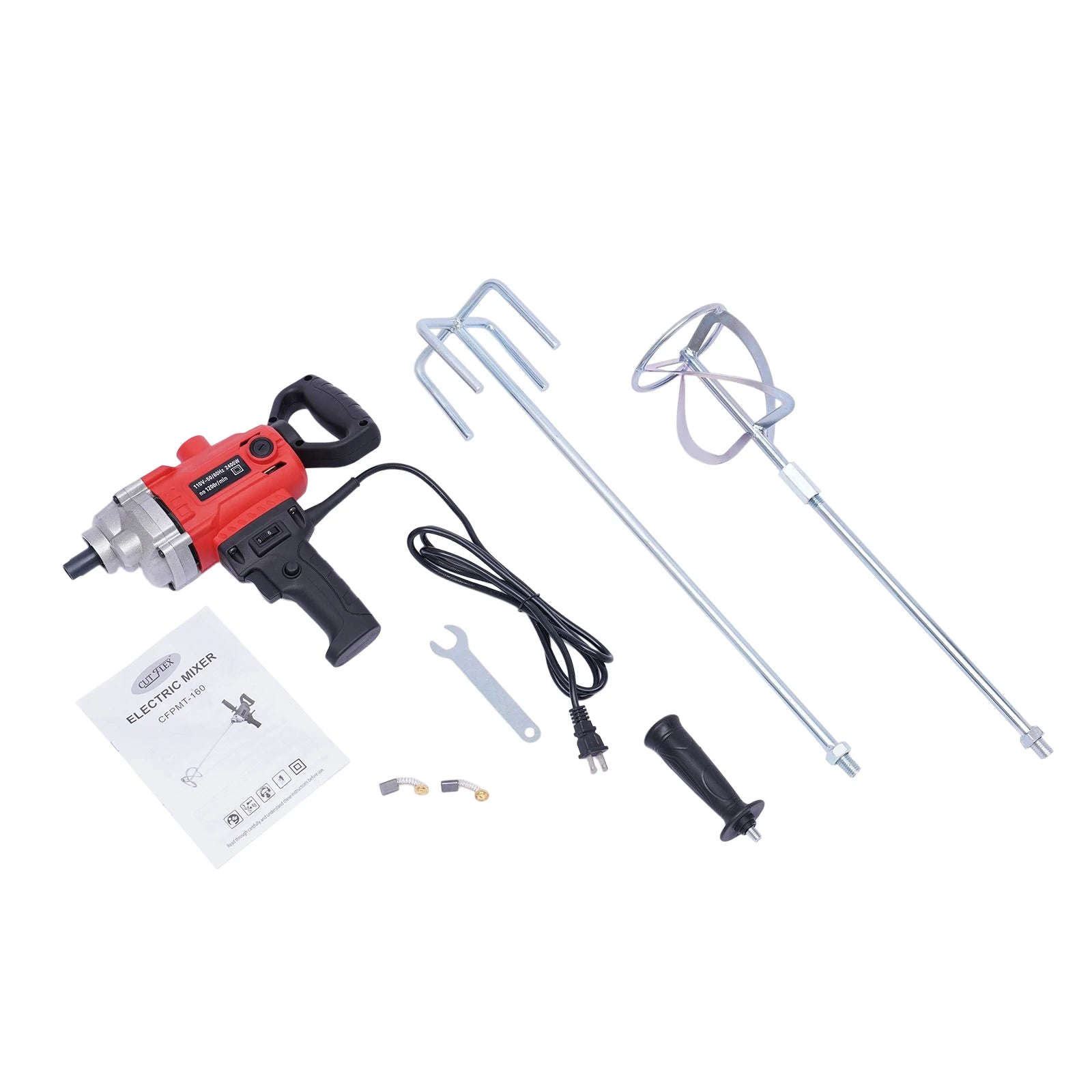Drill Mixer Set with Spade Handle Electric Corded Mixing Drill Machine 2400W Motor Concrete Mud Mixer    Home Decor Supply | Online Retail | ShoreShopper.com