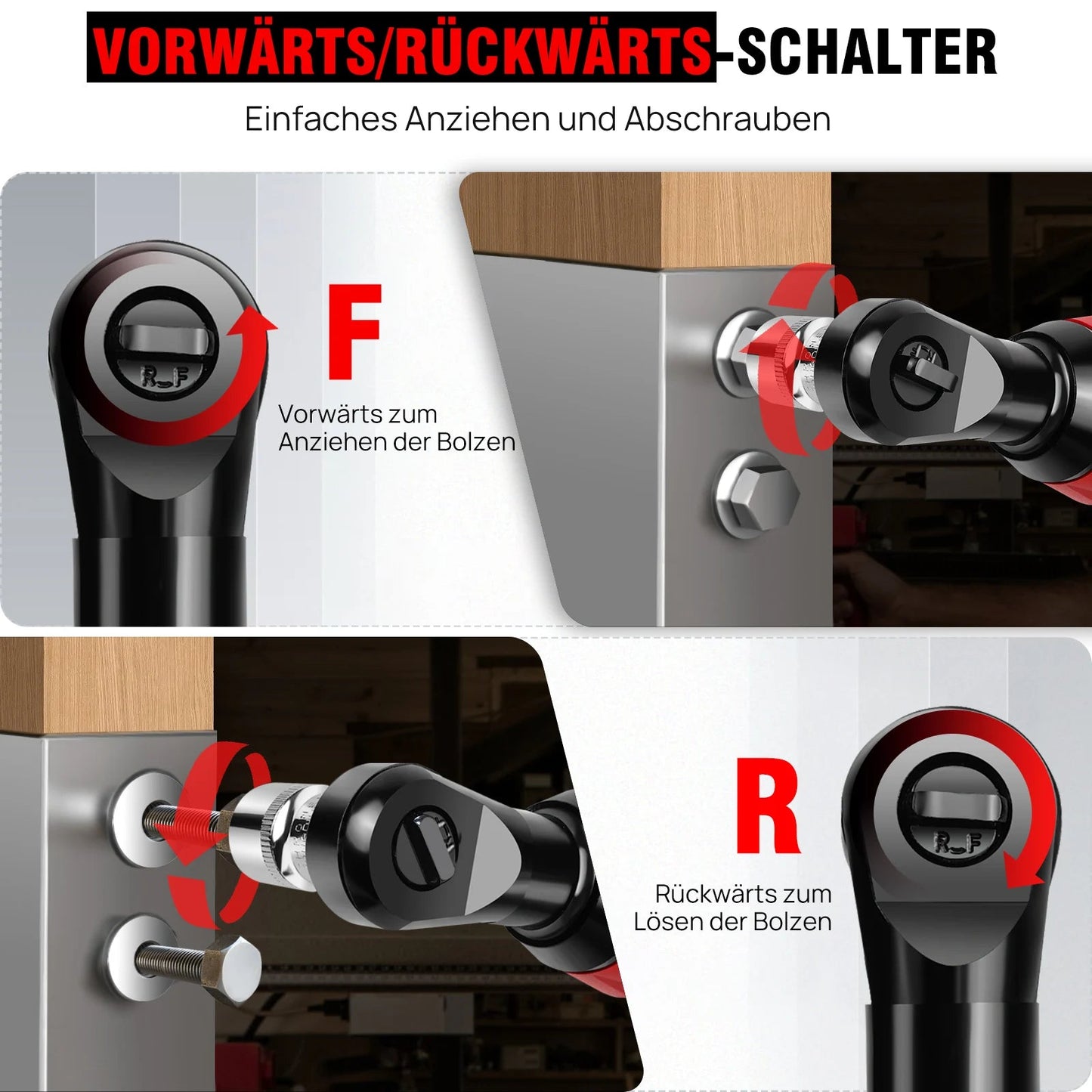 12V High-Torque 90°Cordless Electric Ratchet Wrench Set 3/8'' Angle Wrench with 2Durable 1500mAh Lithium-Ion Batteries,7 Sockets    Home Decor Supply | Online Retail | ShoreShopper.com