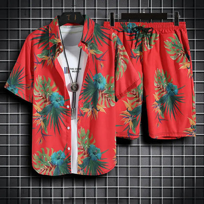Beach Clothes For Men 2 Piece Set Quick Dry Hawaiian Shirt and Shorts Set Men Fashion Clothing Printing Casual Outfits Summer    Your Coastal Marketplace | Shoreshopper.com