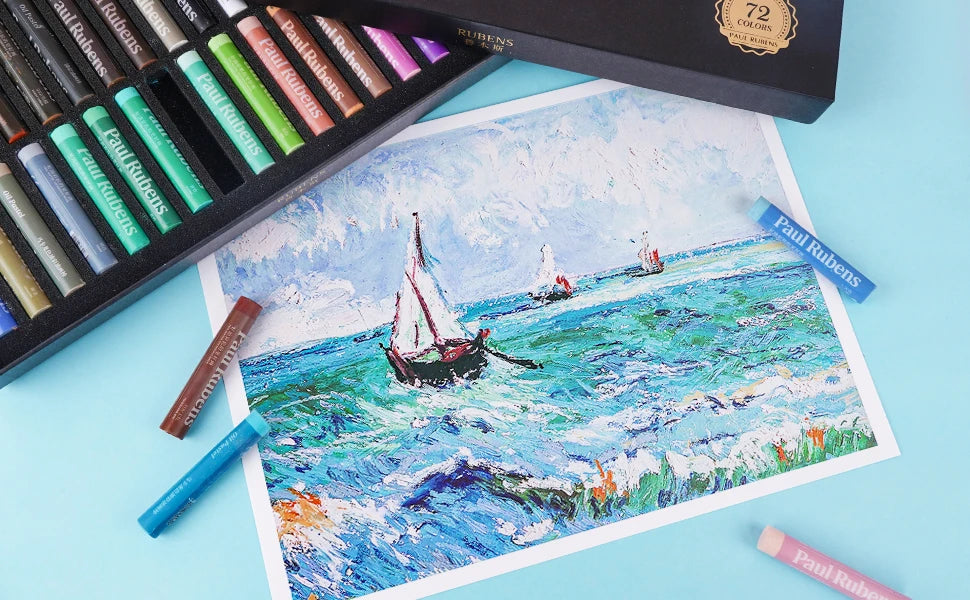 Paul Rubens Oil Pastels Professional Soft Oil Pastels for Artists, Beginners, Students, Kids Art Supplies    Home Decor Supply | Online Retail | ShoreShopper.com