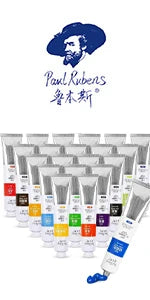 Paul Rubens Oil Paint 20 Colors 50ml Professional Oil Based Paint High Saturation Creamy Texture for Artists Beginners    Home Decor Supply | Online Retail | ShoreShopper.com