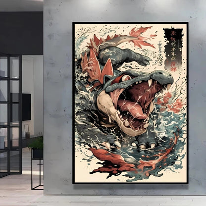 High Quality Pokemon Arcanine Pikachu Wall Painting with Unique Designs and Gorgeous Colors Adding A Touch of Brightness To Wall    Home Decor Supply | Online Retail | ShoreShopper.com