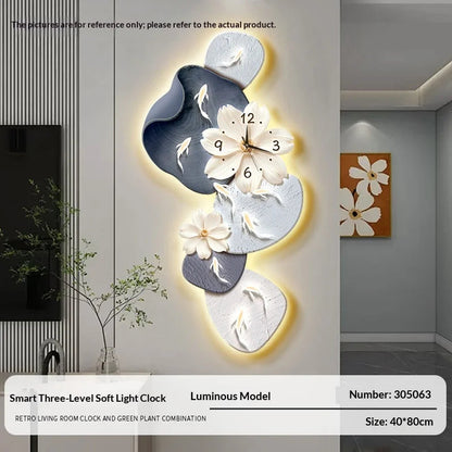 Wall Clock Modern Minimalist Nine Koi Fish Large Silent Wall Clock Home Decor Living Room Bedroom TV Background No Drilling    Home Decor Supply | Online Retail | ShoreShopper.com