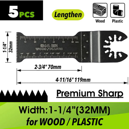Oscillating Saw Blades Kit，Multitool Blades - Compatible with Milwaukee Dewalt  Worx Skil AEG Ryobi - ShoreCo.Shop