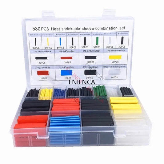 127-750pcs Heat-shrink Tubing Thermoresistant Tube Heat Shrink Wrapping Kit Electrical Connection Wire Cable Insulation Sleeving    Home Decor Supply | Online Retail | ShoreShopper.com