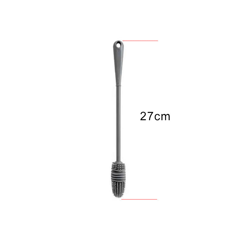 Silicone Milk Bottle Brush Cup Scrubber Glass Cleaner Kitchen Cleaning Tool Long Handle Drink Bottle Glass Cup Cleaning Brush    Home Decor Supply | Online Retail | ShoreShopper.com