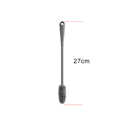 Silicone Milk Bottle Brush Cup Scrubber Glass Cleaner Kitchen Cleaning Tool Long Handle Drink Bottle Glass Cup Cleaning Brush    Home Decor Supply | Online Retail | ShoreShopper.com