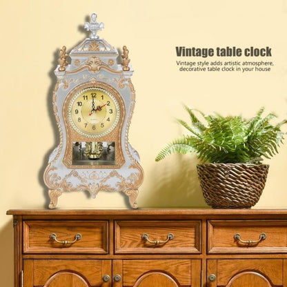 Desk Alarm Clock Vintage Clock Classical Royalty Sitting Room Desk Imperial Furnishing Creative Sit Pendulum Clock    Home Decor Supply | Online Retail | ShoreShopper.com
