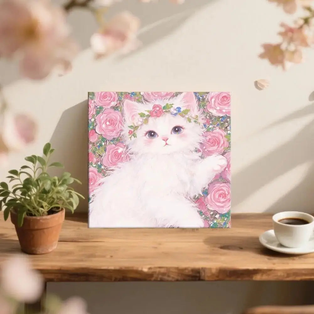 Oil Painting By Number House Tree DIY Digital Oil Painting Scenery Drawing Numbers Adults Kit Cat Handmade Gift Home Decor Gifts    Home Decor Supply | Online Retail | ShoreShopper.com