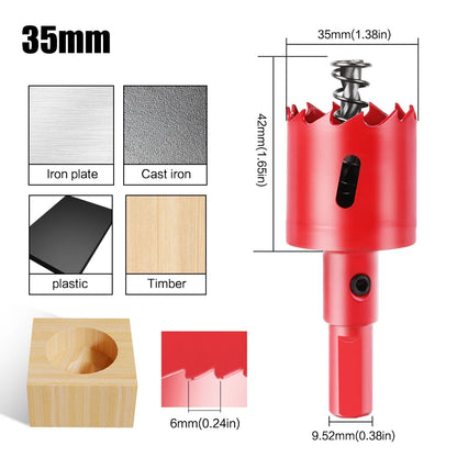 1pc 15-200mm M42 Bi-Metal Hole Saw HSS Drill Bit for Metal Iron Aluminum Stainless Plastic DIY Wood Cutter Tools    Home Decor Supply | Online Retail | ShoreShopper.com