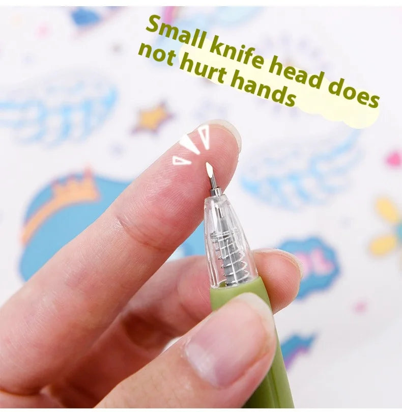 Art Utility Knife Pen Refill Stickers Scrapbooking Cutting Tool Express Box Knife School Supplies DIY Craft Supplies    Home Decor Supply | Online Retail | ShoreShopper.com