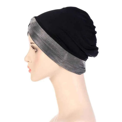 Headwear Wrap Hair Loss Stretch Turban Hat Hijab Cap Chemo Cap Beanie Hat