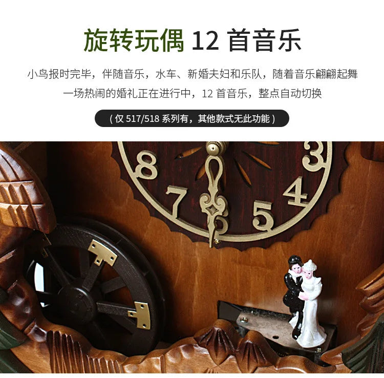 Cuckoo Luxury Wall Clocks Living Pendulum Room Large Decoration Wall Clocks Retro Wooden Home Decor Reloj De Pared MHBGZ    Home Decor Supply | Online Retail | ShoreShopper.com