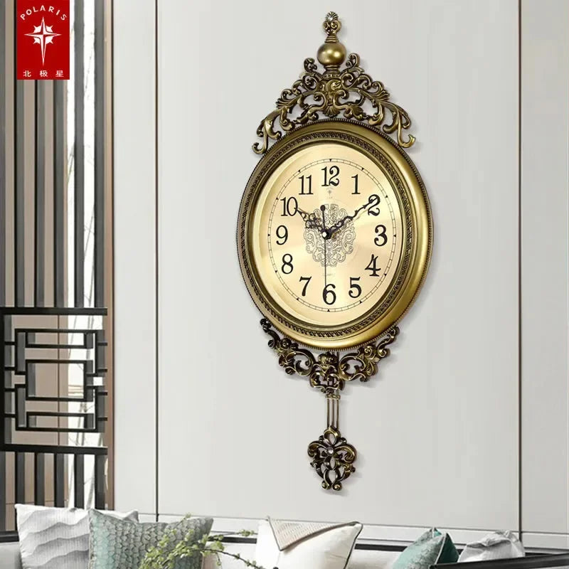 Large Luxury Gold Wall Clock Living Room Silent Creative Swing Wall watches Bedroom Quartz Clocks Wall Home Decor    Home Decor Supply | Online Retail | ShoreShopper.com
