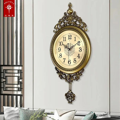 Large Luxury Gold Wall Clock Living Room Silent Creative Swing Wall watches Bedroom Quartz Clocks Wall Home Decor    Home Decor Supply | Online Retail | ShoreShopper.com