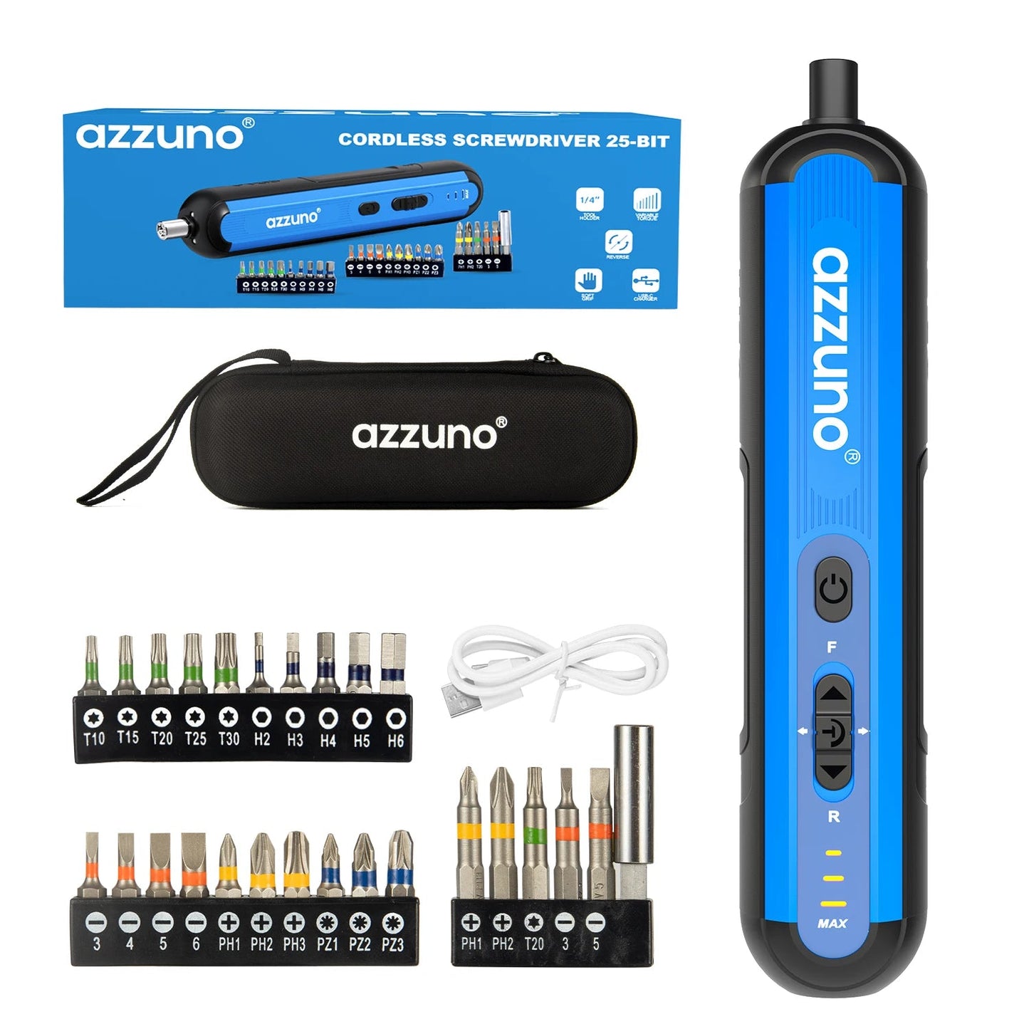 Cordless Electric Screwdriver Rechargeable 1500mAh Lithium Battery Mini Drill 4V Power Tools Set 25pcs Bits Maintenance Repair    Home Decor Supply | Online Retail | ShoreShopper.com