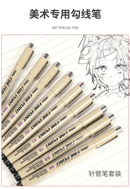 Line Drawing Pen Art Pigment Ink Drawing Waterproof Art Architecture School Supplies Paint Brushes Pinceles Painting Supplies    Home Decor Supply | Online Retail | ShoreShopper.com