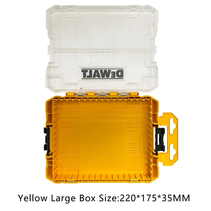 DEWALT Original TSTAK Yellow Tool Accessories Storage Box Drill Bit Support Containment Mini Tough Case - ShoreCo.Shop