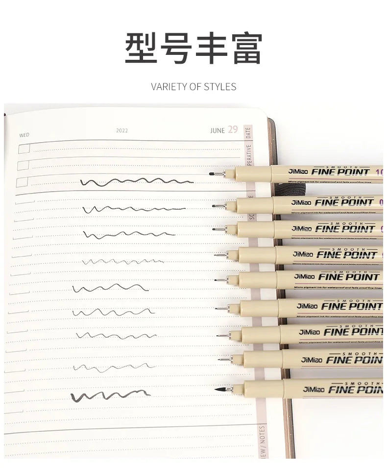 Line Drawing Pen Art Pigment Ink Drawing Waterproof Art Architecture School Supplies Paint Brushes Pinceles Painting Supplies    Home Decor Supply | Online Retail | ShoreShopper.com