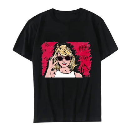 Women's T-Shirt 1989 Women Clothing Cotton Summer Fashion Letter Print Tops Tees Swift Fans Peripheral Female Y2K Streetwear Men    Your Coastal Marketplace | Shoreshopper.com
