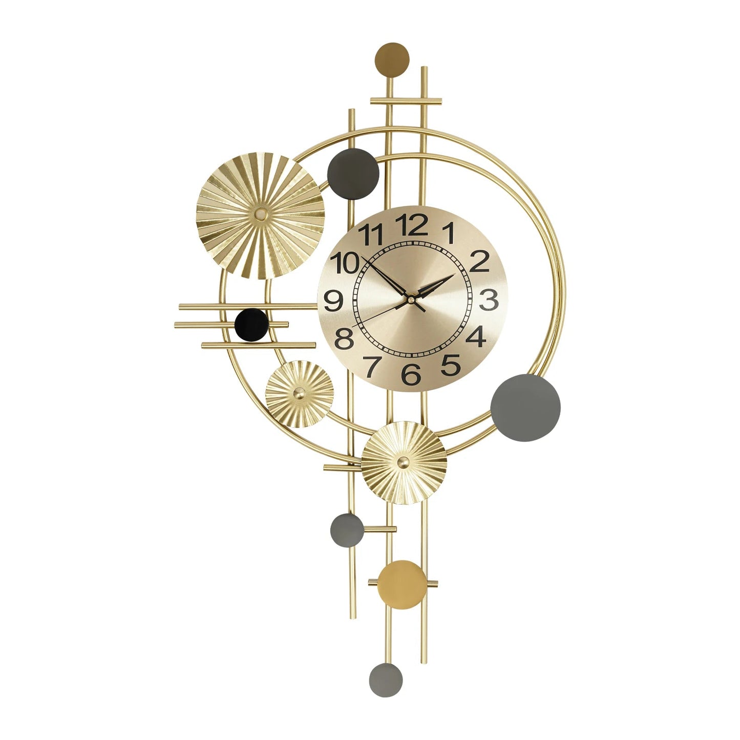 Wall Clock Modern Decorative Art Clock Silent Wall Clock Iron Wall Decoration Clock    Home Decor Supply | Online Retail | ShoreShopper.com