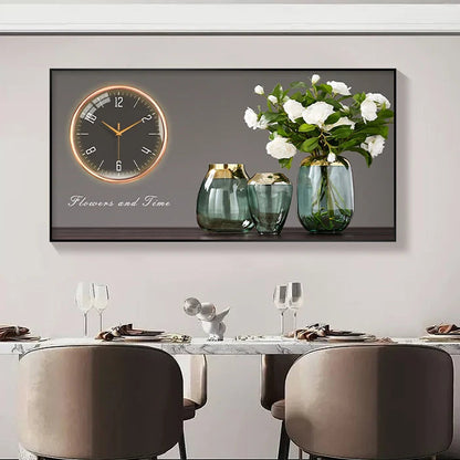 Large Size Aluminum alloy framed Artwork Wall Clock, Luxurious Muted Quartz Clock for Home Decor,living Room,bed Room Décor    Home Decor Supply | Online Retail | ShoreShopper.com