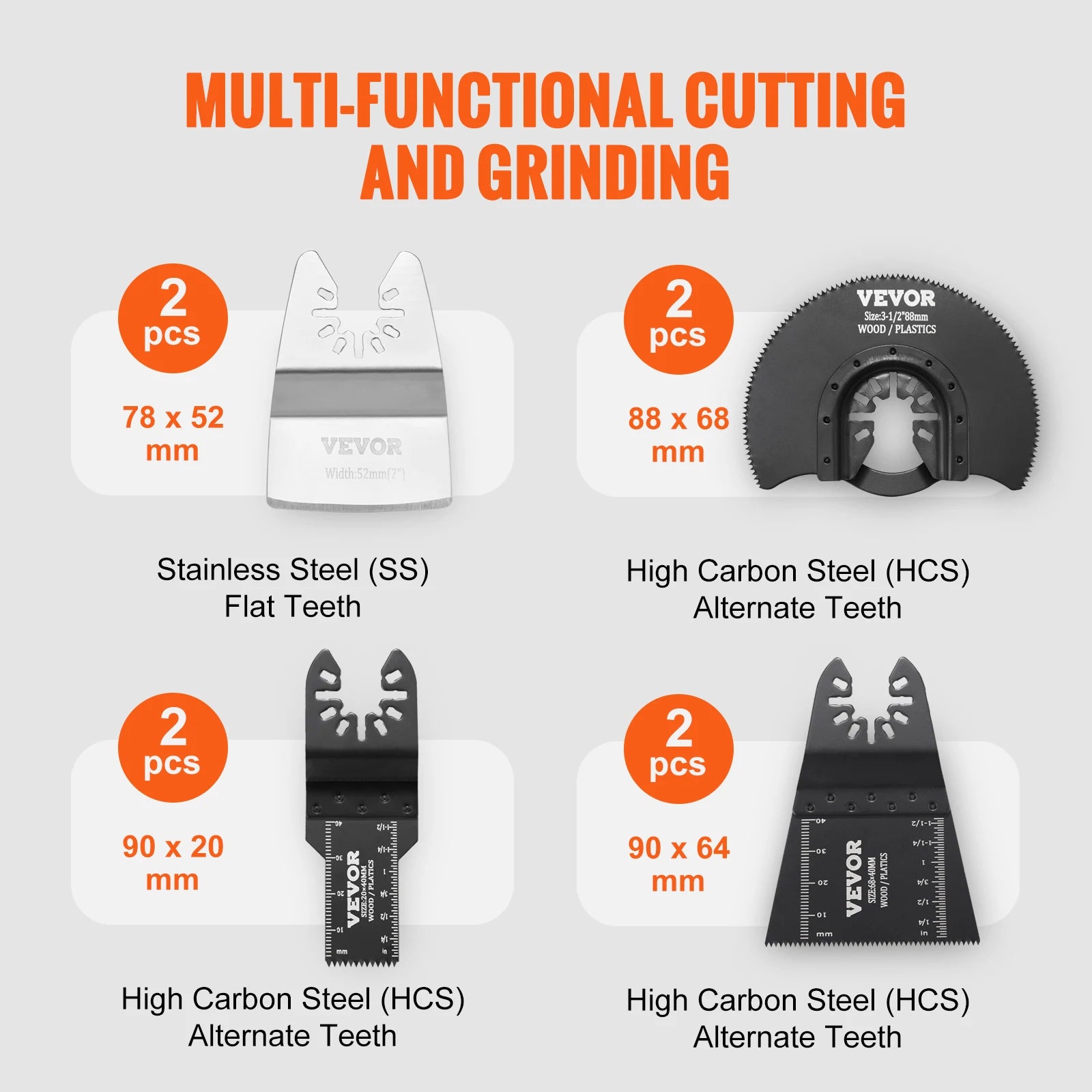 SucceBuy 30PCS Multi Tool Blades Kits Universal Release Oscillating Multi-Function Renovator Saw Blades for Dewalt Craftsman - ShoreCo.Shop