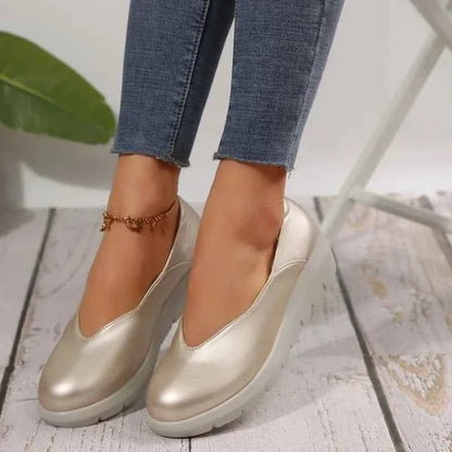 2025 New Women Fashion Wedge Heel Pumps Spring Summer Lightweight Platform Woman Soft Sole Comfort Casual Shoes Женская Обувь