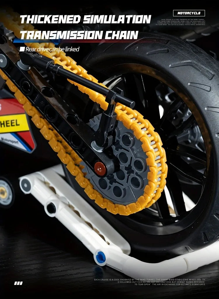 1:8 Motorcycle Building Blocks Set Super Motorbike Model Kit Technical Racing Kids Assembled Toys Gifts For Boys And Girls    Home Decor Supply | Online Retail | ShoreShopper.com