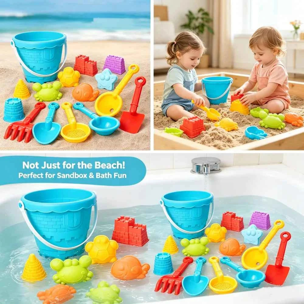Children's Beach Toys, Sand Digging Tools, Shovels for Playing in Water, Parent-child Beach Buckets, Boys and Girls' Toys