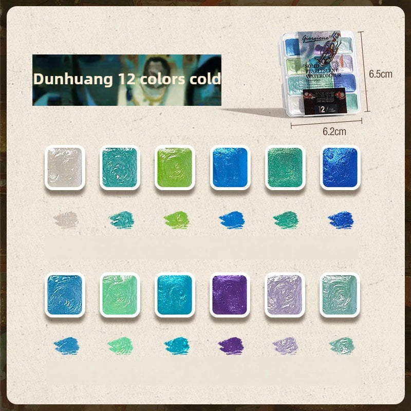 12/98/150/180 Colors Pearl Solid Water Color Paint Set Portable Professional Watercolor Painting School Art Supplies Stationery    Home Decor Supply | Online Retail | ShoreShopper.com