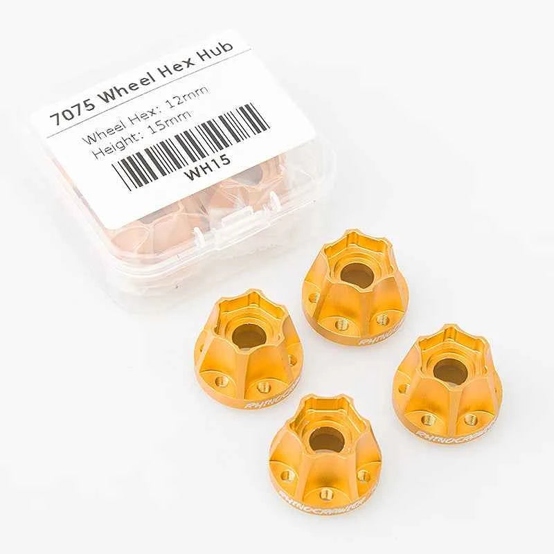 RhinoRC 2.2 inch Narrow Carbon Fiber Aluminum Pro LightWeight RC Car Crawler Wheel Pro Shafty MOA