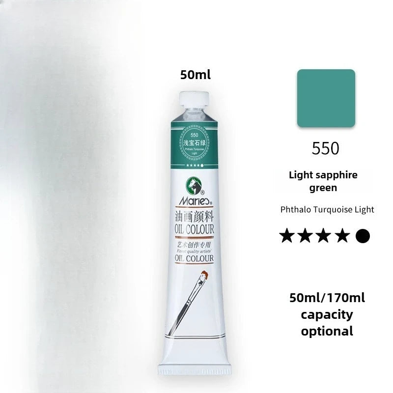 Maries Oil Paint 50ML Oil Painting Art Creation Pigment Large Oil Paint Paint Single Commonly Used 24 Colors    Home Decor Supply | Online Retail | ShoreShopper.com