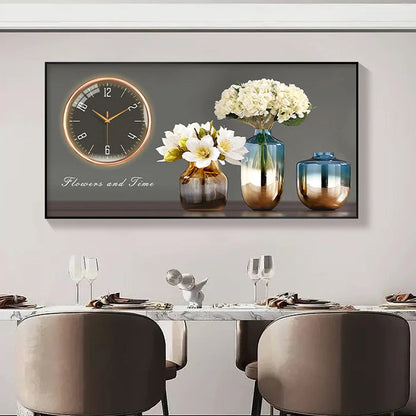 Large Size Aluminum alloy framed Artwork Wall Clock, Luxurious Muted Quartz Clock for Home Decor,living Room,bed Room Décor    Home Decor Supply | Online Retail | ShoreShopper.com