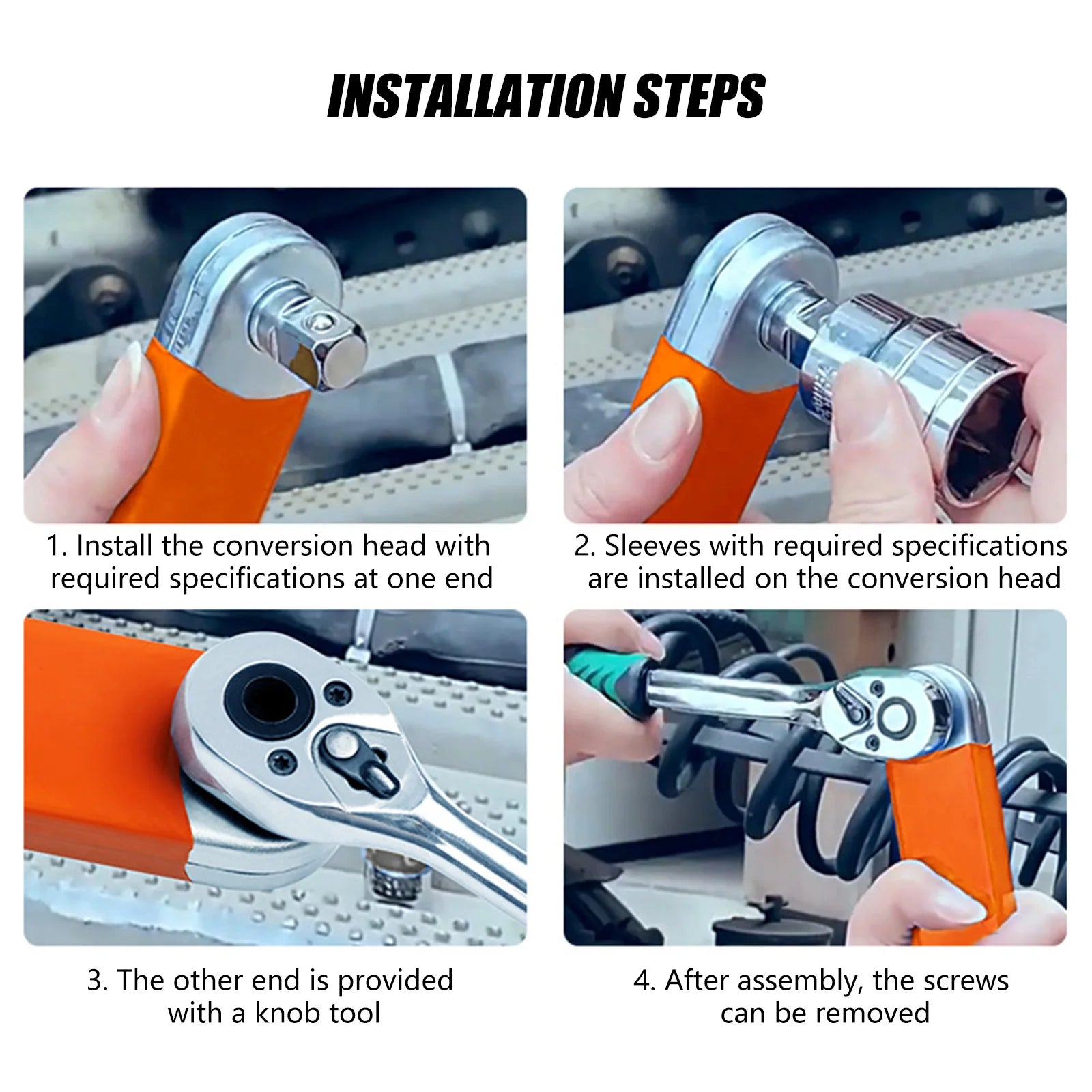 Professional Drive Ratchet Wrench Household Multifunctional Repair Tool Ratchet For Air Refrigeration Tools MIAO-US - ShoreCo.Shop