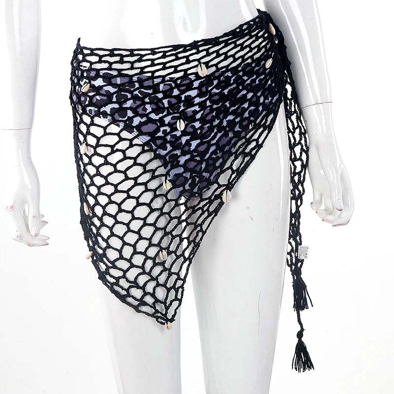 Women Beach Weave Hand Crochet Wrap Shawls Sexy Bikini Cover Up Sunscreen Nets Skirt Mesh Tunic Pareo Beachwear hot    Your Coastal Marketplace | Shoreshopper.com