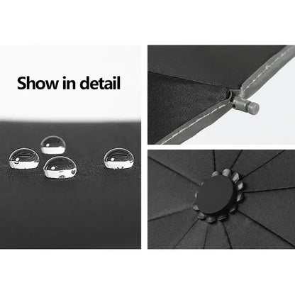 Lenovo Umbrella Windproof Strong With Reflective Stripe Reverse Automatic Fold Umbrella UV Umbrella Insulation Portable Parasol    Your Coastal Marketplace | Shoreshopper.com