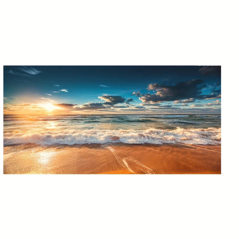 Beach Sunset Wall Art Posters Large Landscape Canvas Painting Print Nordic Wall Decoration Picture For Home Decor    Your Coastal Marketplace | Shoreshopper.com