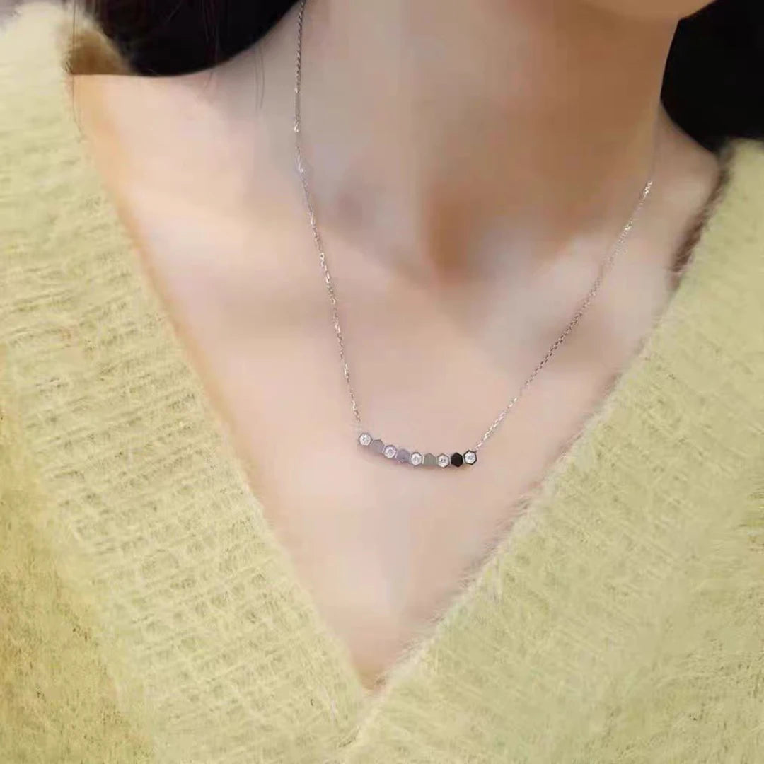 Luxury Jewelry 925 Pure Silver Women's Necklace.Trendy Wedding Jewelry Accessories Holiday Gifts    Home Decor Supply | Online Retail | ShoreShopper.com
